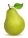 Большая зеленая груша с листьями Иллюстрация вектора - иллюстрации  насчитывающей еда, вектор: 27458060